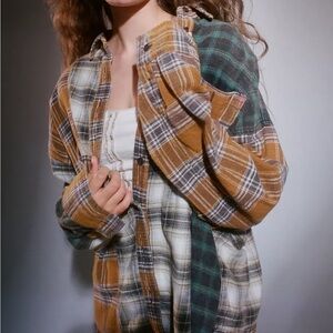 Urban Outfitters Multicolor Plaid Button Down Shirt